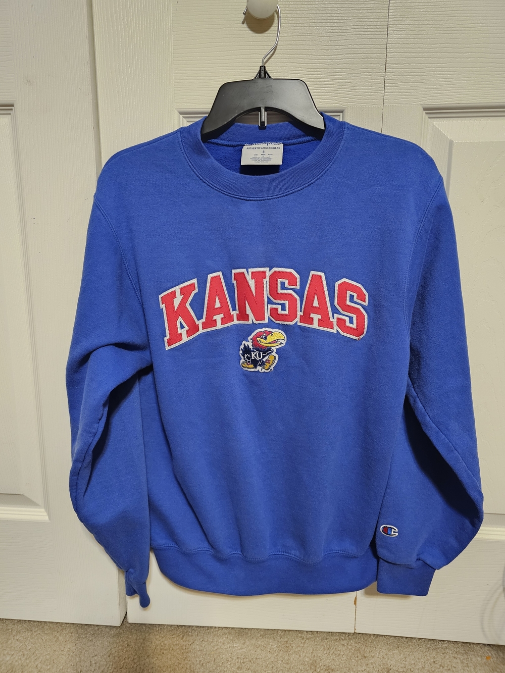 Champion Royal Blue Kansas Crewneck Sweatshirt